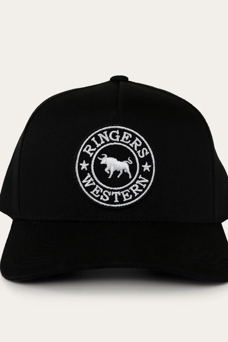 Discount Ringers Western Fletcher Deep Fit Baseball Cap - Black