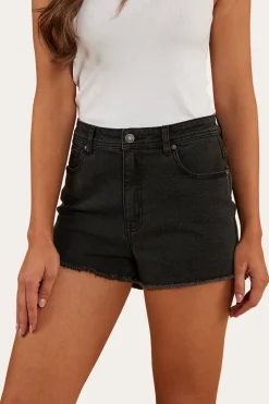 Discount Ringers Western Gracie Womens Denim Short - Black