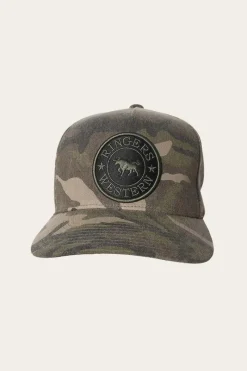 Best Ringers Western Grover Canvas Baseball Cap - Camo