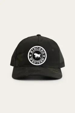 Ringers Western Grover Tech Baseball Cap - Black / Camo