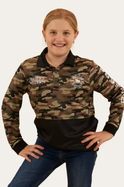 Discount Ringers Western Halls Creek Kids Fishing Jersey - Camo