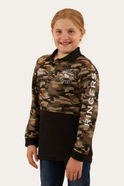 Discount Ringers Western Halls Creek Kids Fishing Jersey - Camo