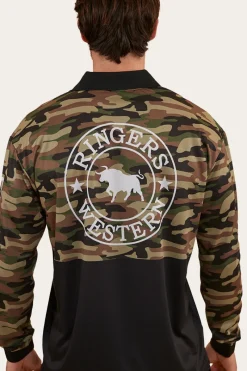 Discount Ringers Western Halls Creek Unisex Fishing Jersey - Camo