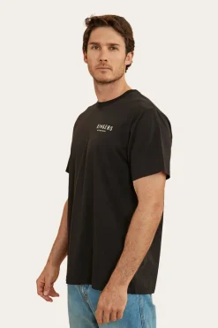 Clearance Ringers Western Haulin Mens Loose Fit T-Shirt - Black