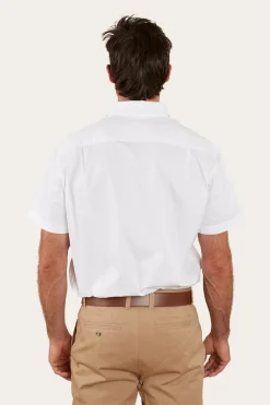Sale Ringers Western Heritage Mens Short Sleeve Dress Shirt - White