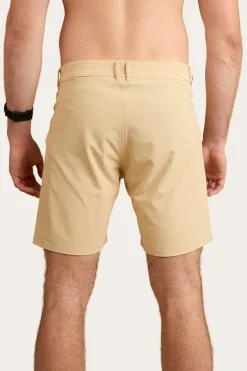 Sale Ringers Western Hillston Mens Hybrid Short - Dark Sand