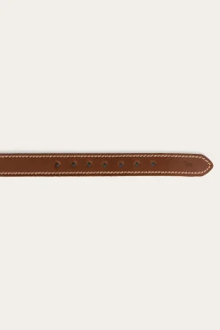 Online Ringers Western Hobble Belt - Brown / Silver
