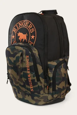 Online Ringers Western Holtze Backpack - Black/Camo