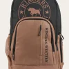 Hot Ringers Western Holtze Backpack - Brown / Black