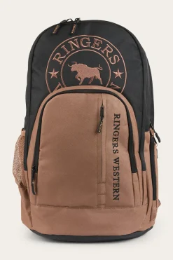 Hot Ringers Western Holtze Backpack - Brown / Black