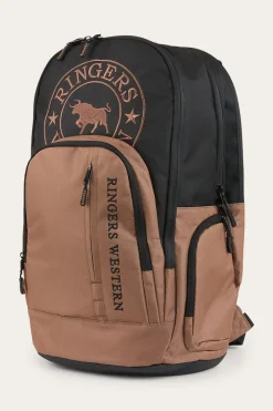 Hot Ringers Western Holtze Backpack - Brown / Black