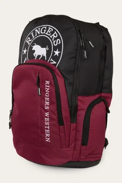 Online Ringers Western Holtze Backpack - Burgundy/Black