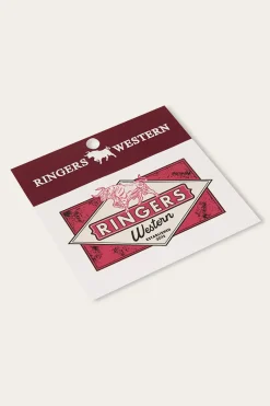 New Ringers Western Home Town Sticker - Black