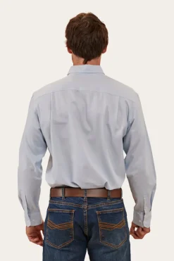 Sale Ringers Western Homestead Mens Dress Shirt - Blue Chambray