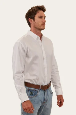 Clearance Ringers Western Homestead Mens Dress Shirt - White