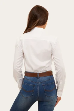 Best Ringers Western Homestead Womens Dress Shirt - White