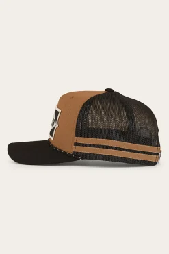 Online Ringers Western Hometown Trucker Cap - Clay / Black