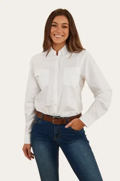 New Ringers Western Hope Womens Dress Shirt - White