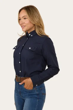 Sale Ringers Western Hope Womens Dress Shirt - Navy