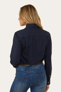 Sale Ringers Western Hope Womens Dress Shirt - Navy