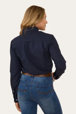 Sale Ringers Western Hope Womens Dress Shirt - Navy
