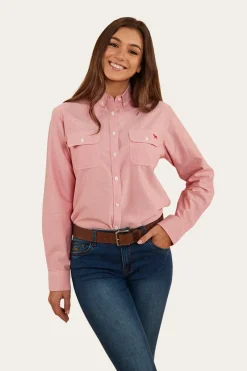 Hot Ringers Western Hope Womens Dress Shirt - Red