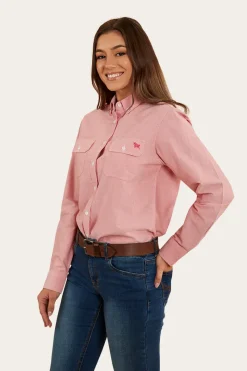 Hot Ringers Western Hope Womens Dress Shirt - Red