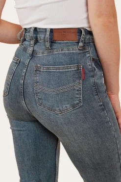 Online Ringers Western Indi Womens High-Rise Bootleg Jeans - Vintage Light Blue