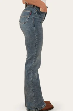 Online Ringers Western Indi Womens High-Rise Bootleg Jeans - Vintage Light Blue