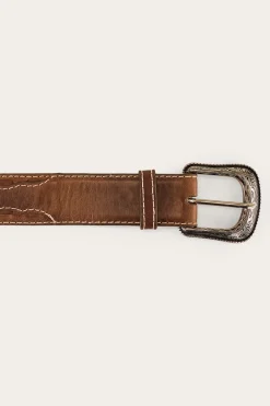 Discount Ringers Western Indiana Belt - Burnt Brown
