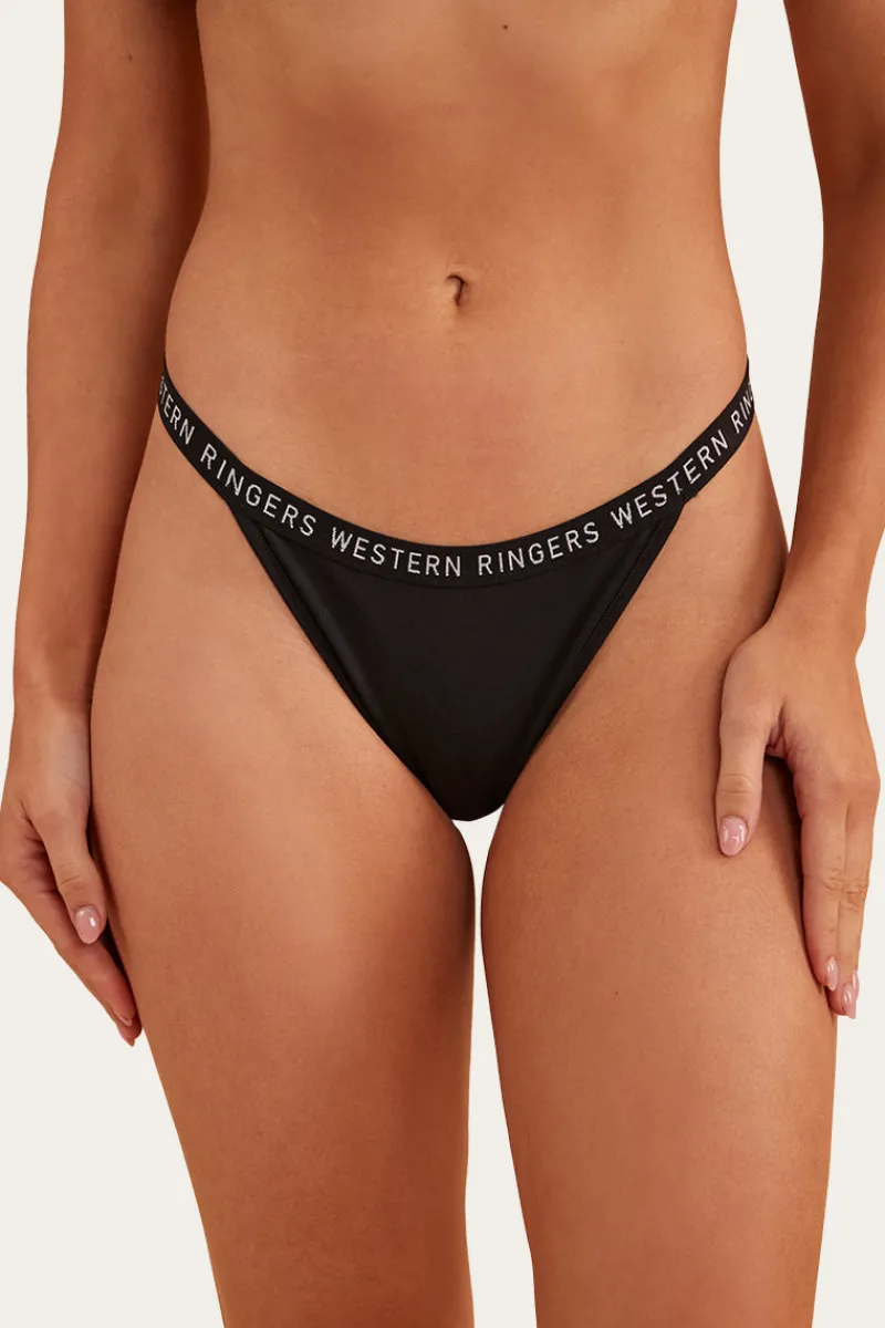 Outlet Ringers Western Isla Womens G-String - Black