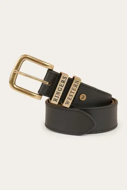 Sale Ringers Western James Belt - Black / Gold