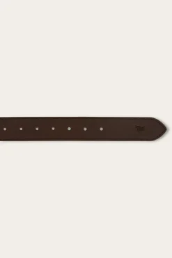 Clearance Ringers Western James Belt - Dark Brown / Silver