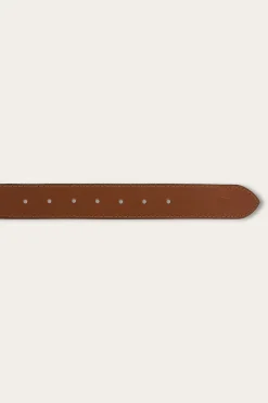 Best Ringers Western James Kids Belt - Tawny Brown/Silver