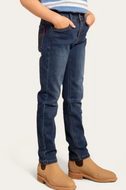 Clearance Ringers Western Junior Kids Jean Classic Blue