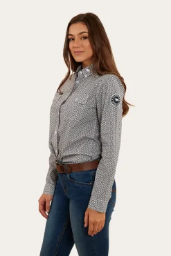 Sale Ringers Western Kacey Womens Dress Shirt - Blue