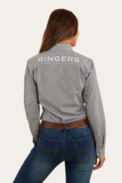 Sale Ringers Western Kacey Womens Dress Shirt - Blue