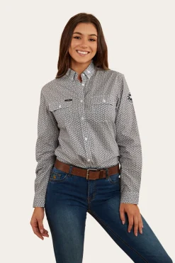 Sale Ringers Western Kacey Womens Dress Shirt - Blue