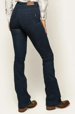 Ringers Western Katherine Womens Mid-Rise Bootleg Jeans - Indigo Blue