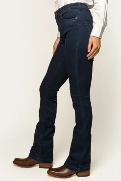 Ringers Western Katherine Womens Mid-Rise Bootleg Jeans - Indigo Blue