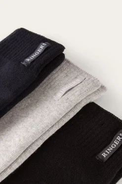 Outlet Ringers Western Kenilworth Mens 3 Pack Socks - Multi