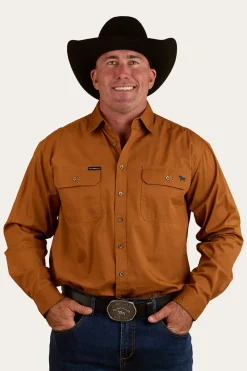 Sale Ringers Western King River Full Button Work Shirt - Tobacco