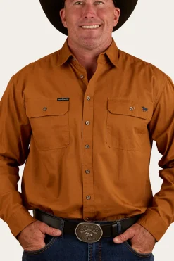 Sale Ringers Western King River Full Button Work Shirt - Tobacco