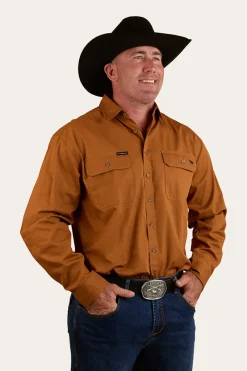 Sale Ringers Western King River Full Button Work Shirt - Tobacco