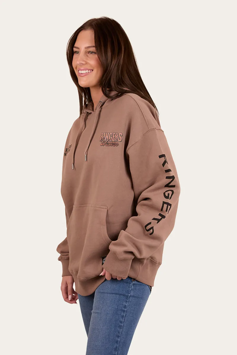 Sale Ringers Western KNX Oversized Unisex Hoodie - Camel