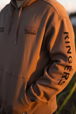 Sale Ringers Western KNX Oversized Unisex Hoodie - Camel