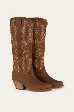 Ringers Western Lainey Womens Tall Western Boot - Brown