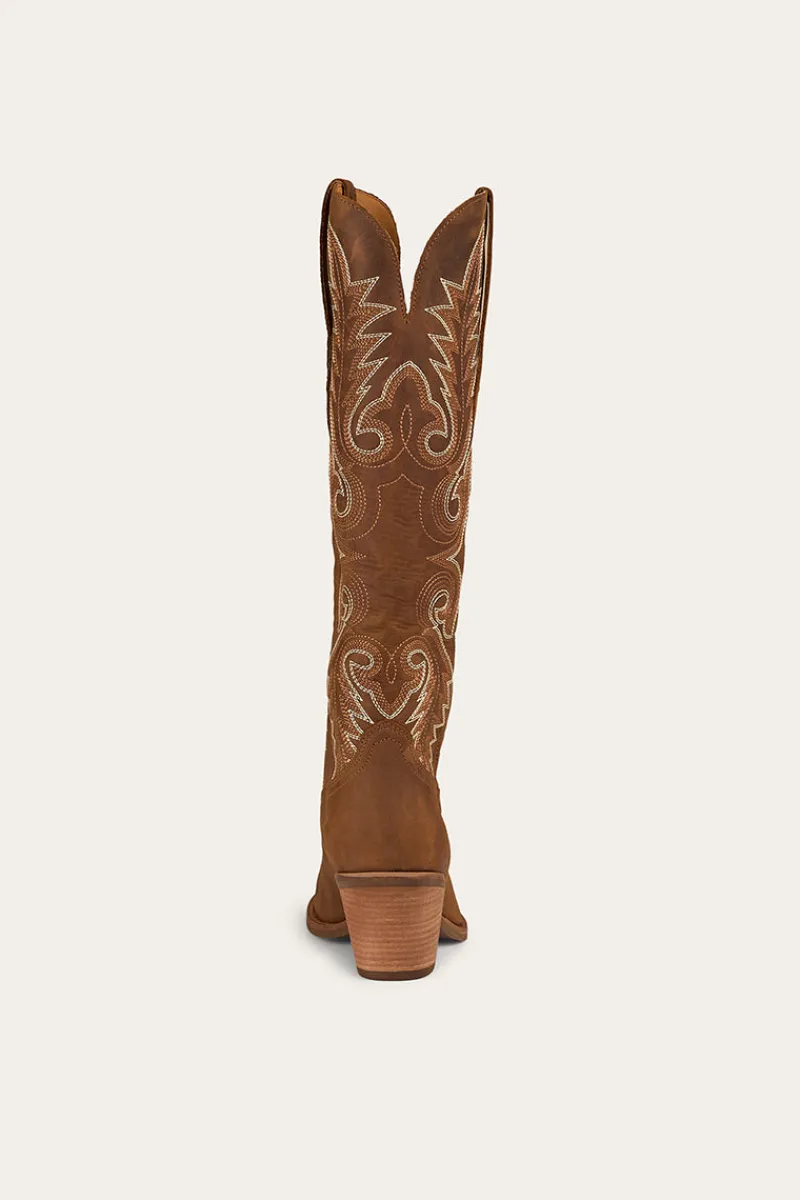 Ringers Western Lainey Womens Tall Western Boot - Brown