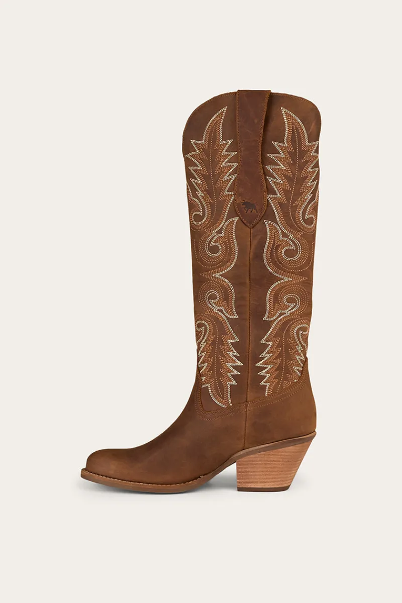 Ringers Western Lainey Womens Tall Western Boot - Brown