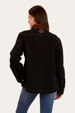 Ringers Western Leighton Womens Overshirt - Washed Black